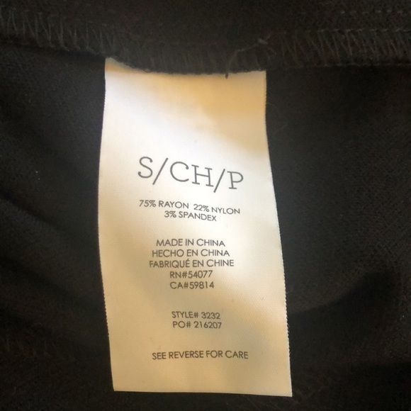 Cabi #3232 Black Utility Top Sz. S Side Buttons Scoop Neck Career Trendy - Picture 3 of 6